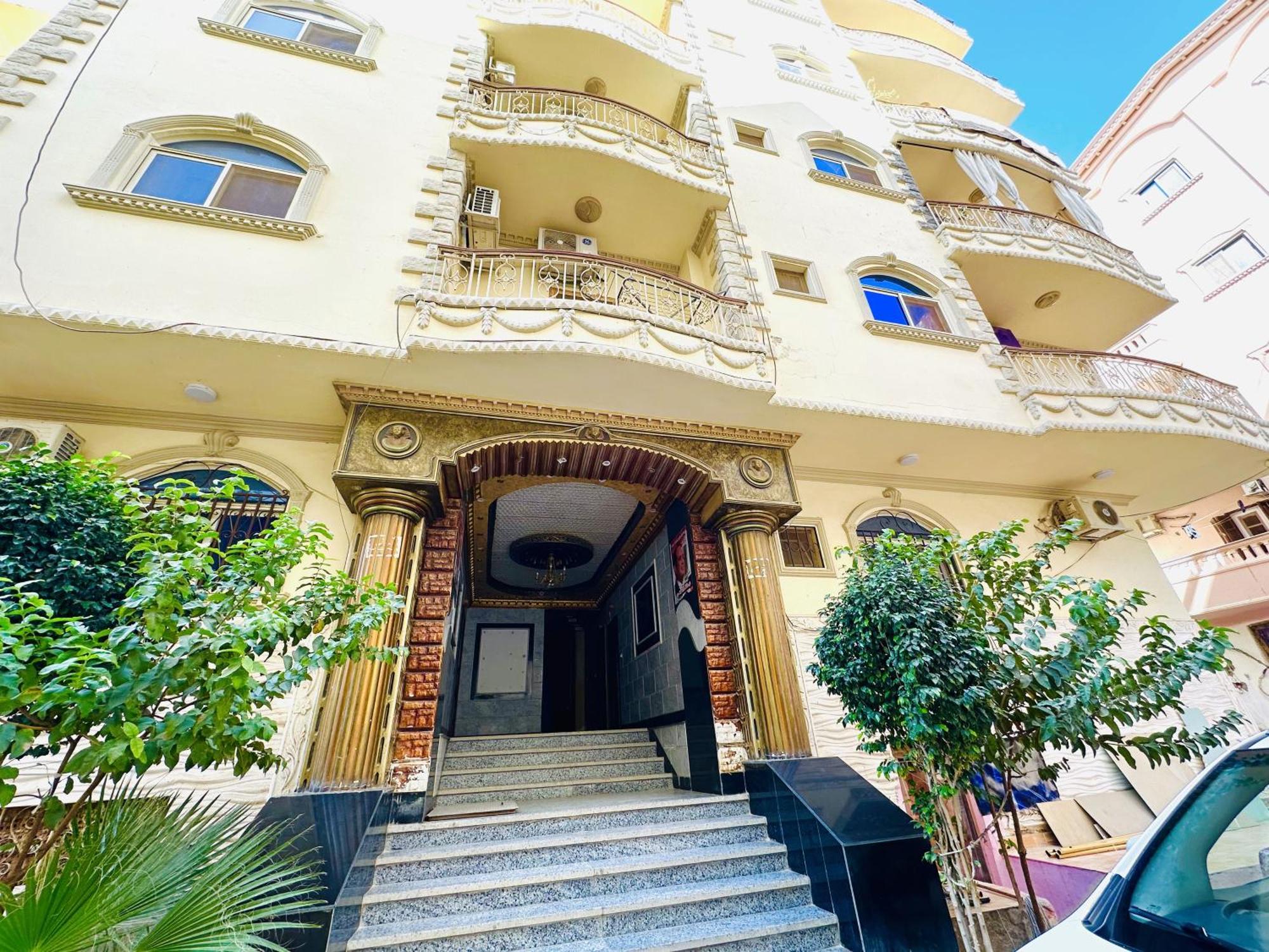 Zebra Apartments Hurghada Center Bagian luar foto
